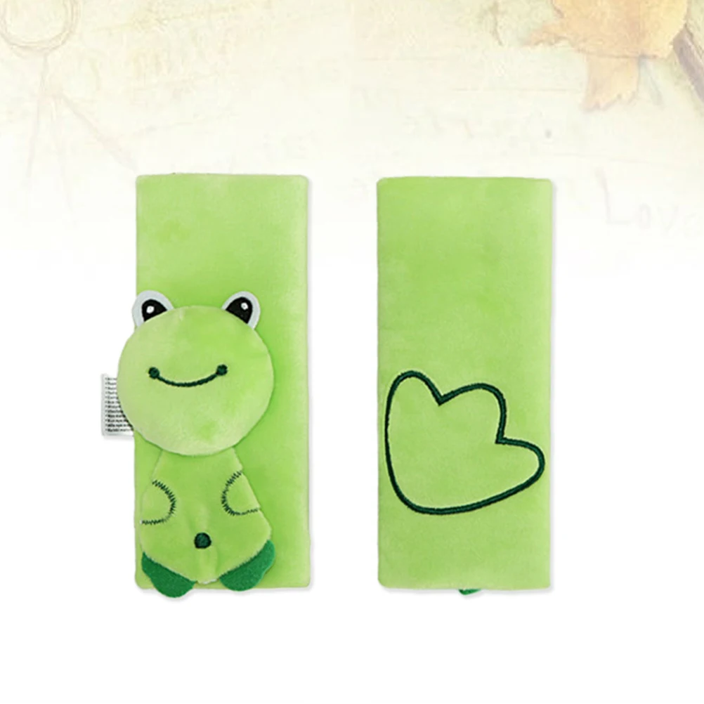 

Cartoon Stroller Sleeve Car Seat Protective Shoulder Sleeve Anti Friction Pad(Green,