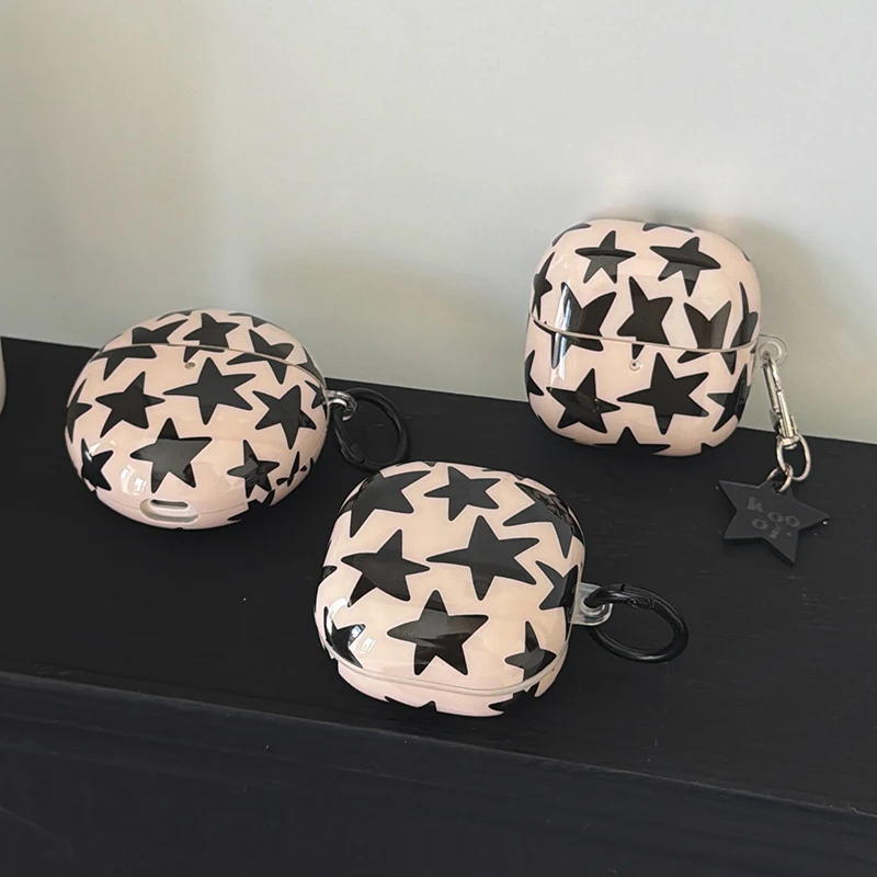 Korean Star Cute Earphone Case For Samsung Galaxy Buds 4 Pro 3 FE 2 Live Core Cover Silicone Headphone Cases For Buds3 Pro Funda