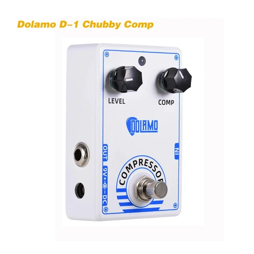 Imagen 2 del producto Compresor de pedal Dolamo Chubby Comp Delay, pedal de efecto de guitarra eléctrica, pelusa, distorsión, overdrive, retardo, serie D1-14