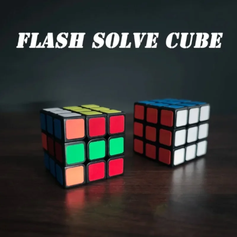 Grappige RD360 Rubi Dream Flash Solve Cube Goocheltruc – Professionele podiumillusie, goochelaargimmick, Prop Close Up Magia Props