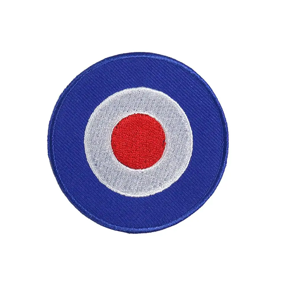 Circular Ring  Archery Target DIY Cartoon Badges Patch Embroidered Applique Sewing Label Iron on Shooting Games Tactical