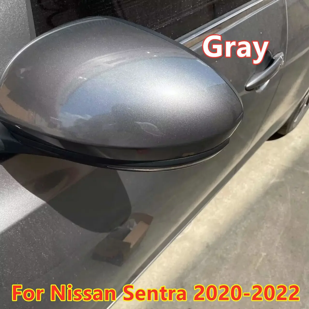 Left Driver Right Passenger Side Rearview Cover Mirror Frame Shell Housing Trim For Nissan Sentra 2020 2021 2022 2023 2024