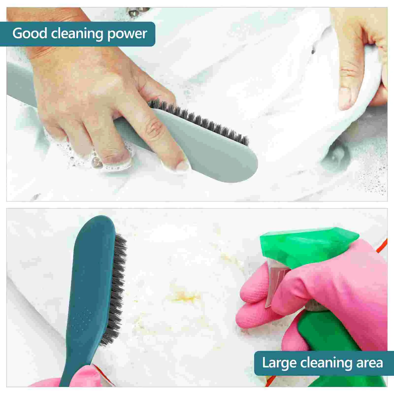 2 Pcs Brush Shoe for Polishing Scrapper Coat Plastic Cleaning Boot Scraper Outdoor Not Hurt