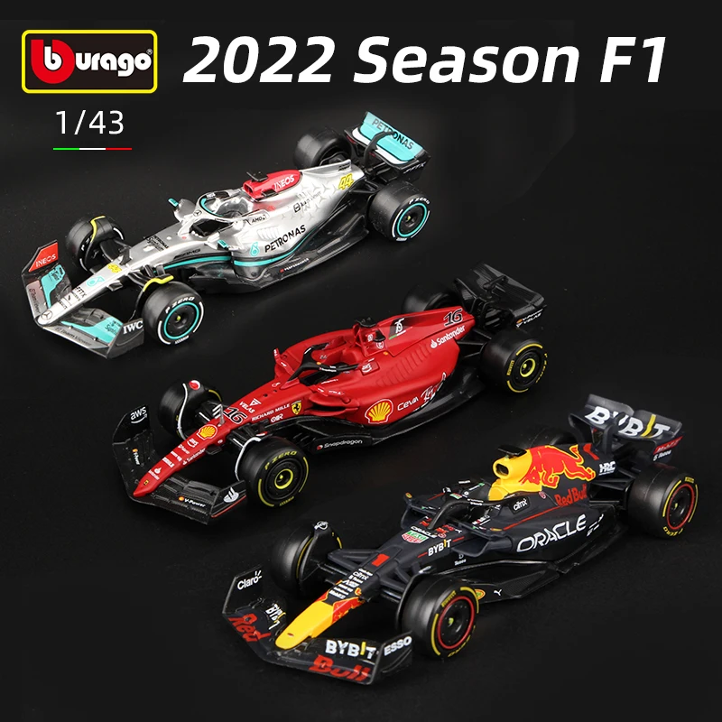 Bburago 1:43 2022 Season F1 Models RB18 W13 MCL36 F1-75