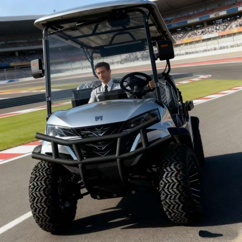 الاقتصاد 2/4/6/8 مقعد 4WD عربة جولف كهربائية 48 فولت 5000 واط محرك واحد متعدد الألوان المتاحة عالية التكلفة الأداء عربة جولف