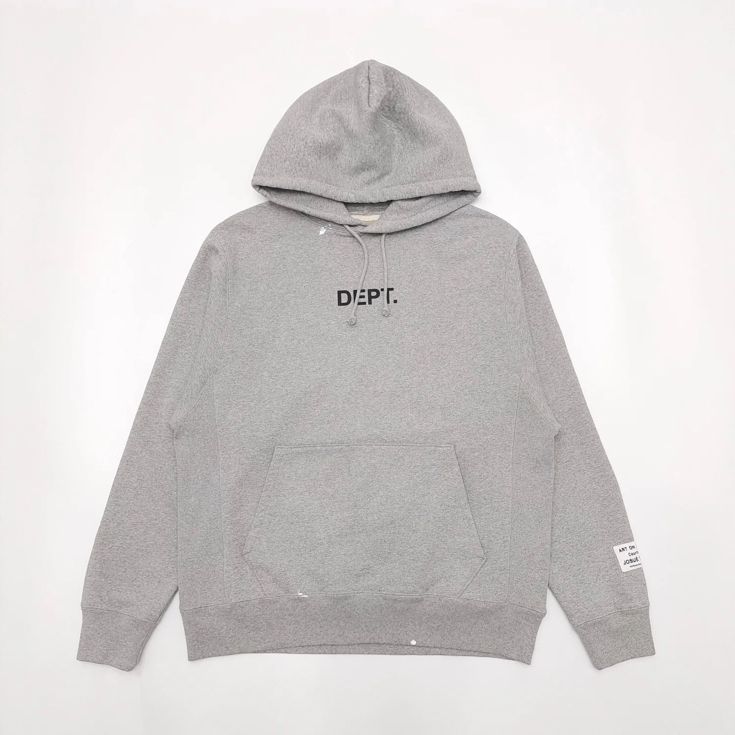 Gallery Dept hand-painted graffiti base small letter sweater, American high street retro wash water do old hoodie