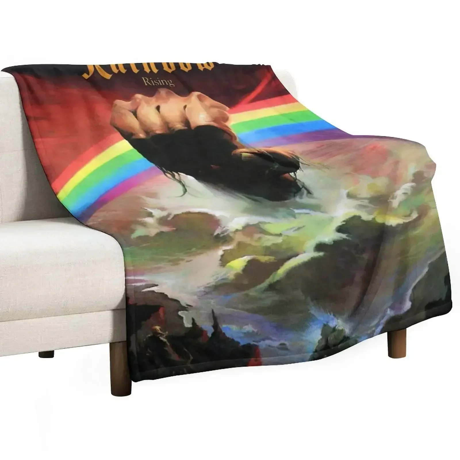 

Rainbow Rising: Classic Perfection Throw Blanket Thermals For Travel Loose anime Blankets