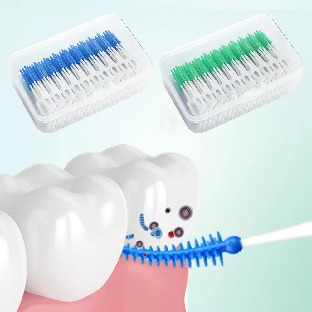

Tooth Gap Gum Massage Oral Care Interdental Brush Dental Floss Toothbrush Toothpick