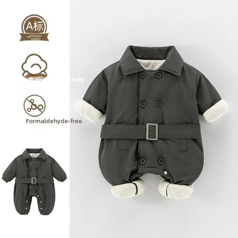 

Осенне-зимняя одежда для малышей, хлопковая тюре для новорожденных мальчиков, теплое нижнее белье, брюки с высокой талией, длинные ножки, полиэфирное волокно