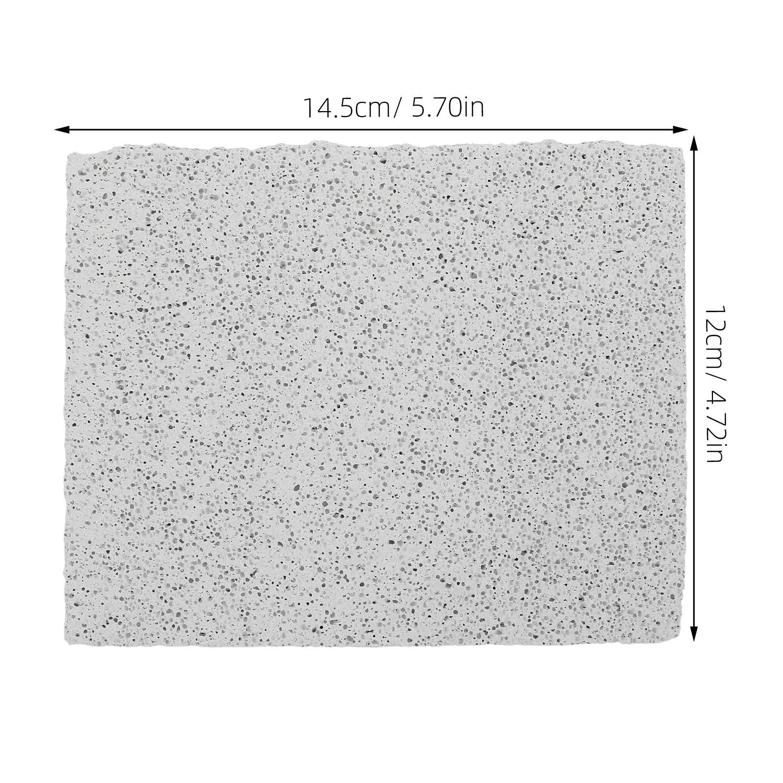 Small Pet Scratch Board Porous Volcanic Stone for Claw Maintenance and Teeth Grinding Safe for Rabbits Guinea Pigs Hedgehogs