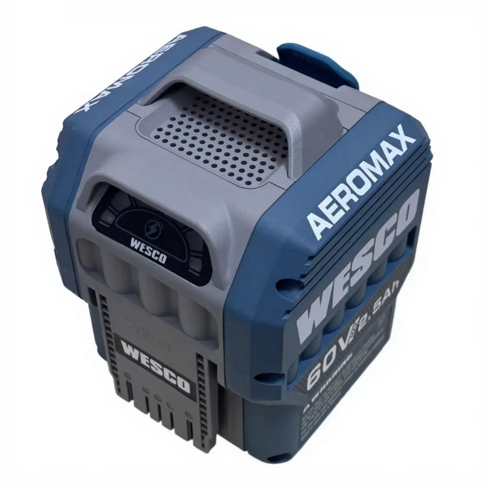 100% Original 2,5 Ah 60 V für WESCO 60 V MAX WS9982 WS9983 WS8515U Bohrmaschine Rasenmäher Kettensäge Elektrowerkzeug Akku