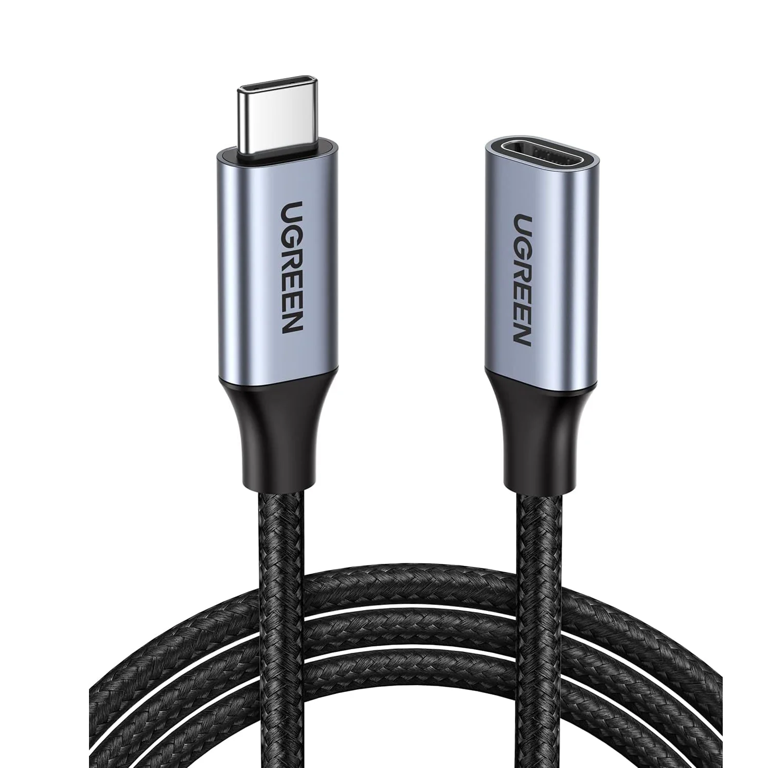 

UGREEN USB C Extension Cable 1.5FT USB C 3.2 Extender Nylon Braided Type C Male to Female Cord