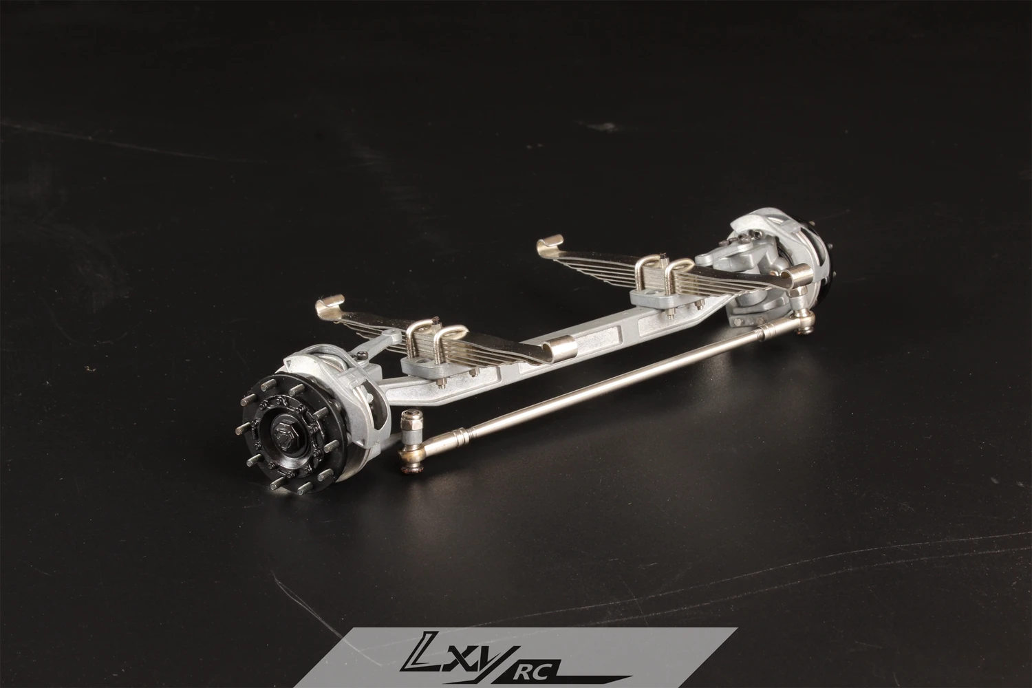 Unpowered Front Axle with Inclination for 1/14 Tamiya RC Truck Trailer Tipper Benz Actros Arocs Sacnia 620 470 DIY Part