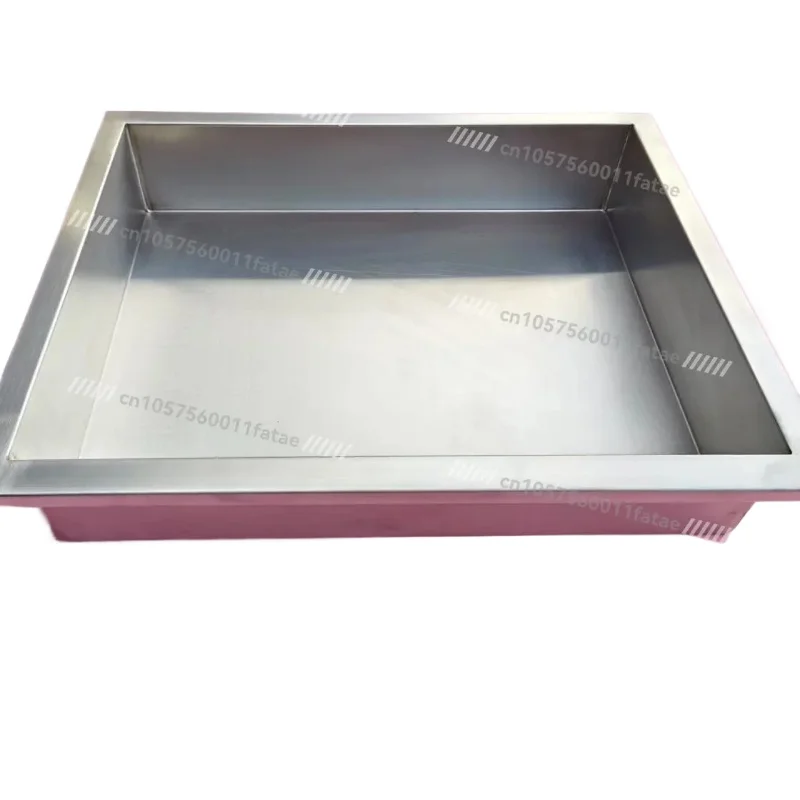 Stainless Steel Handmade Plate, Cooked Meat and Vegetables Display Plate, Water and Oil Storage Plate