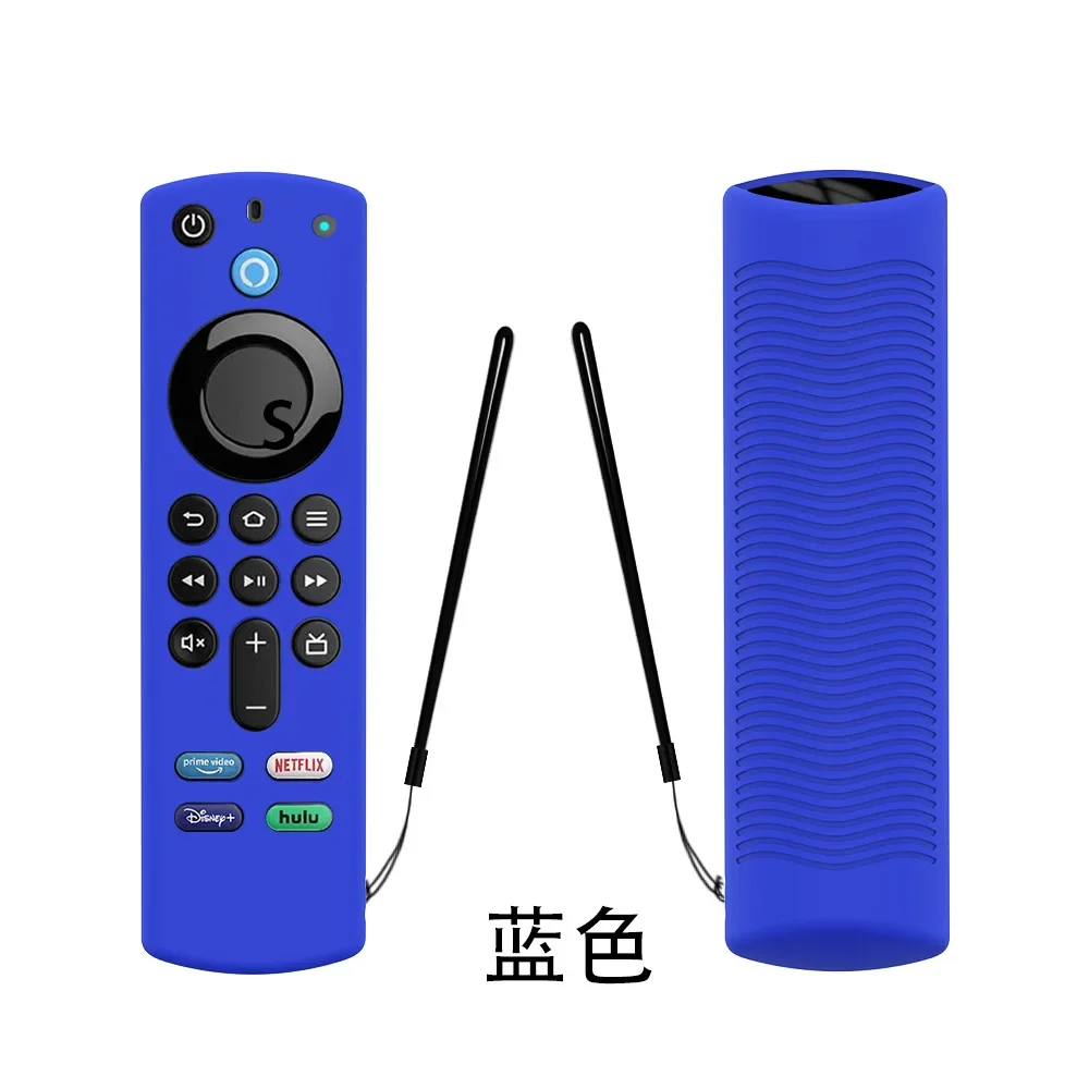 Silicone Cover for 2021 Amazon Alexa Voice Fire TV Stick 3rd Gen Remote Control Luminous Protective Sheath