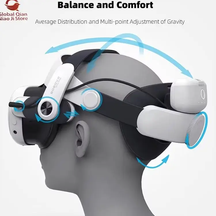 For M3PRO Adjustable Head Strap for Meta Quest 3 & 3S VR Headband Comfort Accessory Compatible with VR Glasses