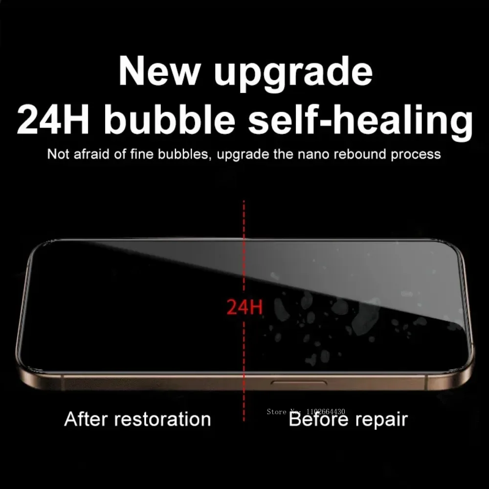 3pcs Privacy Soft Full Cover Soft for IPhone 16 15 14 Pro Max Not Glass Hydrogel Film 13 12 X XR XS Max Phone Screen Protector