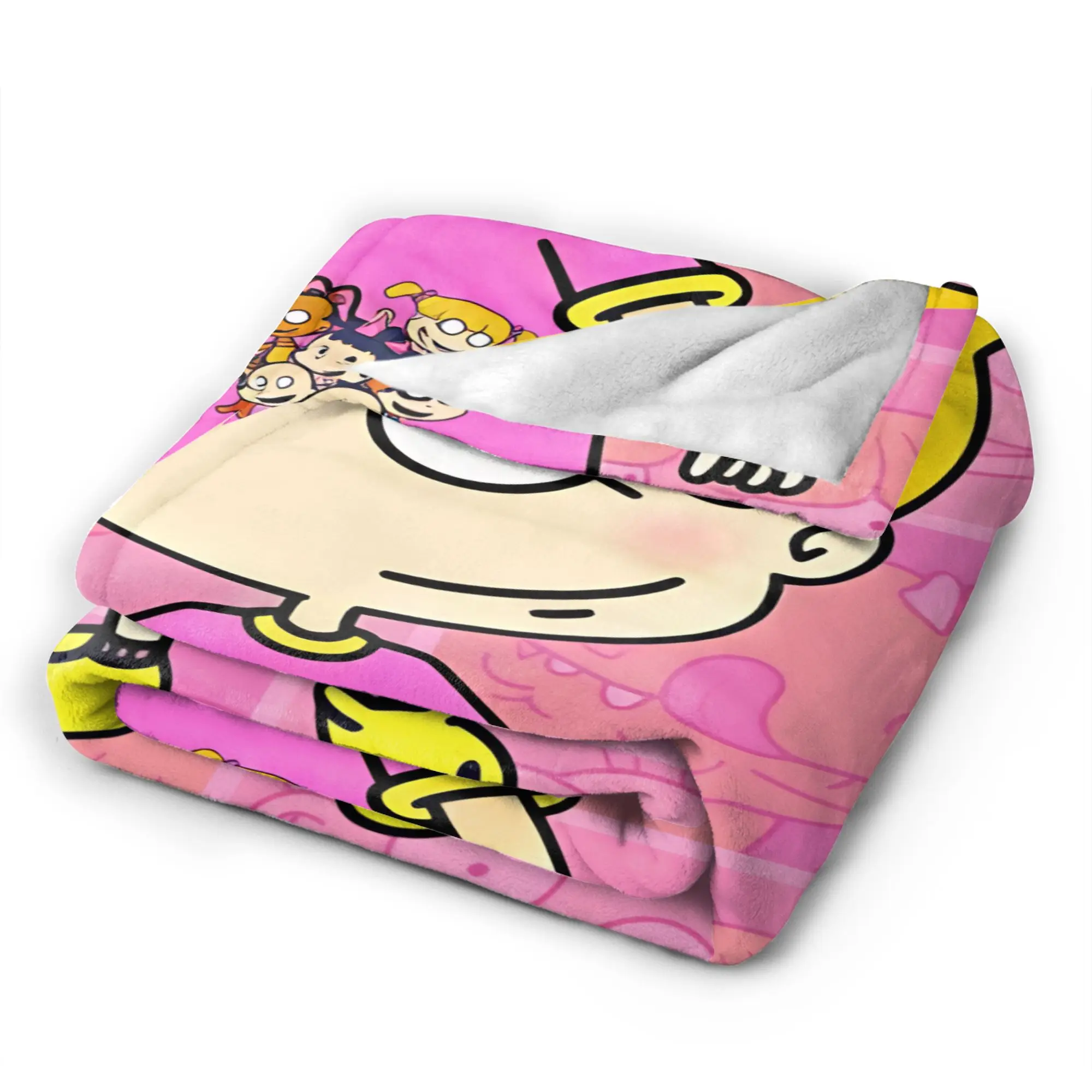 Rugrat Character Blankets Quality Warm Soft  Throw Blanket Autumn Travel Office Living Room Novelty Bedspread