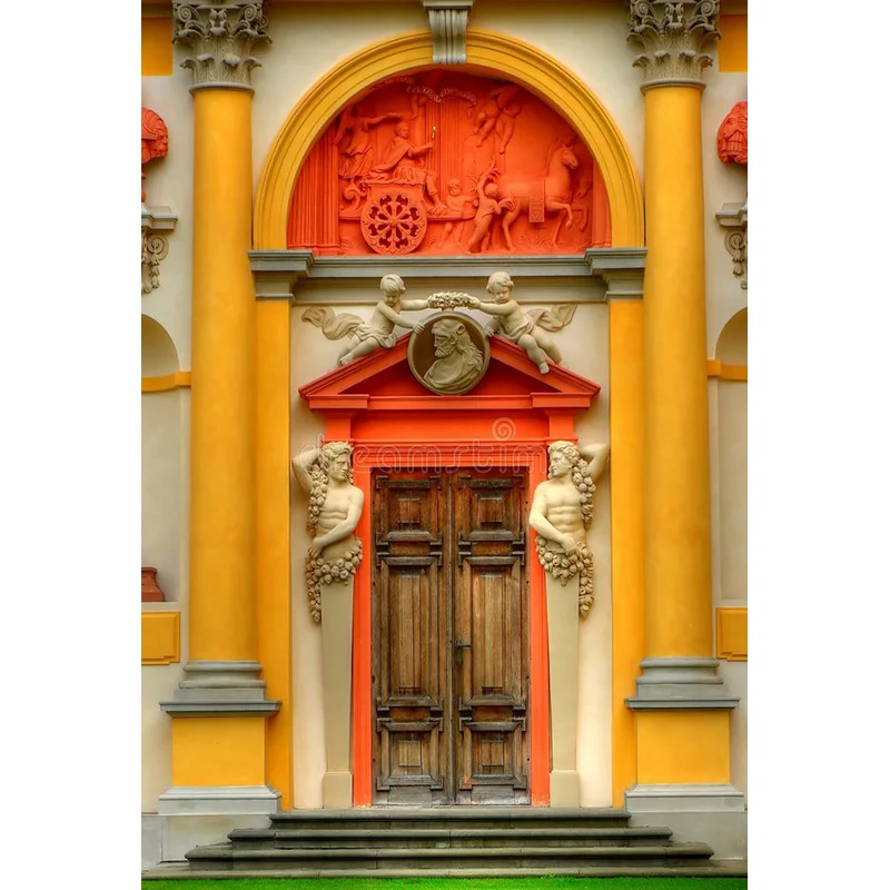 Nitree 성 궁전 실내 사진 배경, 신생아 생일 사진 배경, 사진 갤러리 소품 CB-08