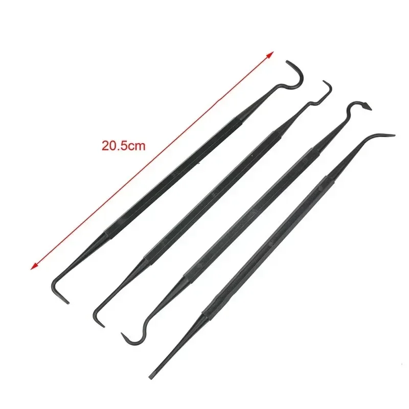 7Pcs/Set Double-end Steel Wire Brush & Nylon Pick Set Universal Car Detailing Cleaning Tool Kit Tactical Rifle Gun Cleaning Tool