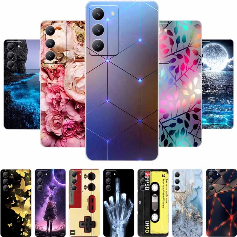 

Чехол для телефона Xiaomi Redmi 15, чехол для телефона Redmi15, прозрачный силиконовый чехол для Redmi 15, мягкая задняя крышка, прозрачный чехол из ТПУ