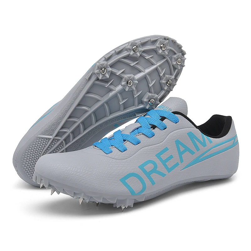 Dream Men Women Track Field Events 7 Spikes Middle Distance Sprint Shoes Professional Athlete Running Shoes Triple Jump Sneakers