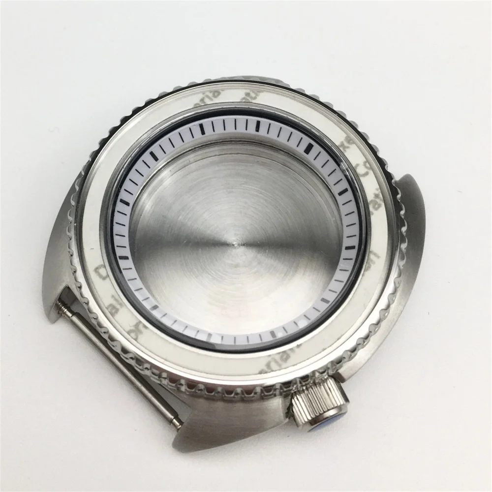 45mm Watch Case for NH35 NH36 Automatic Movement Modified Part Sapphire Glass 316L Stainless Steel Case for SKX007 SKX009 Shell