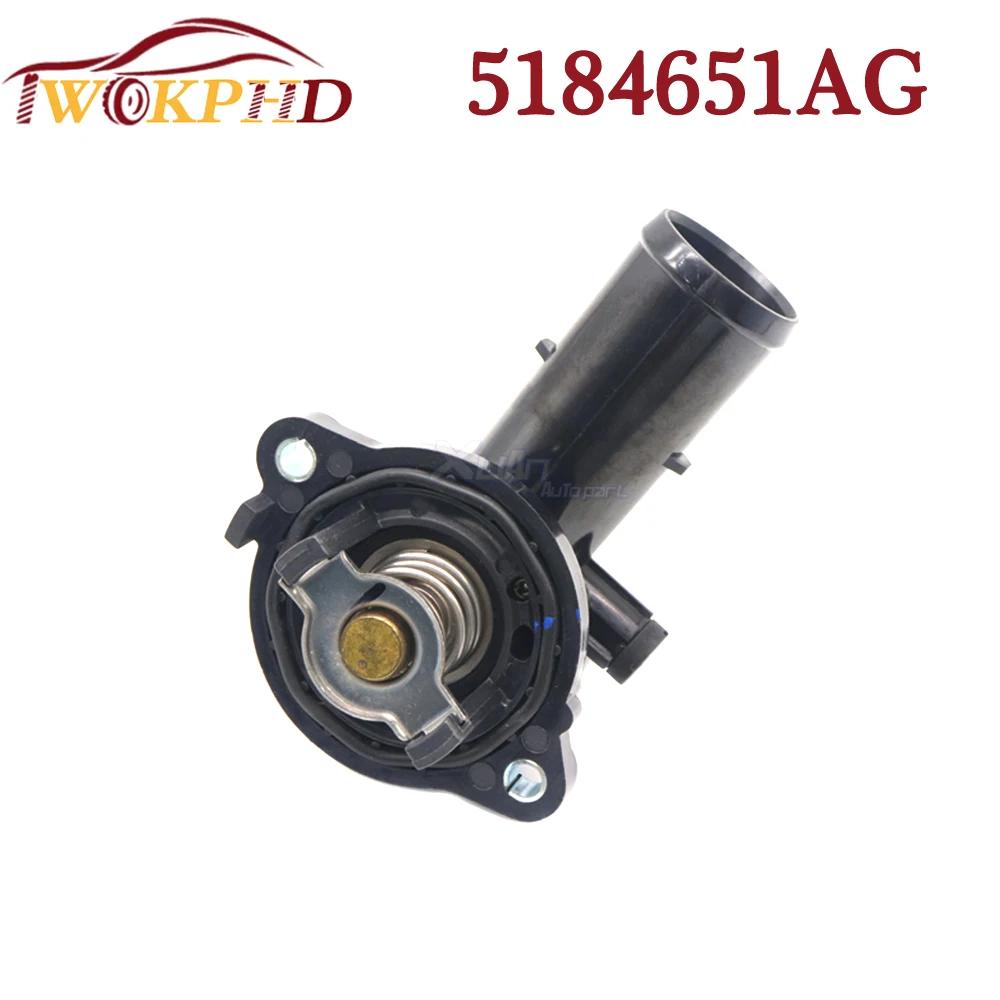 Car Engine Coolant Thermostat 5184651AG for DODGE DURANGO 2011-2015 for JEEP GRAND CHEROKEE WRANGLER 05184651AG 5184651AH