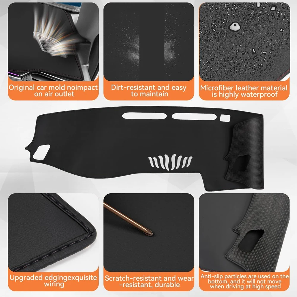 Dashboard Cover Fit for Mazda 6 2005 2006 2007 2008 2009 2010 2011, Anti-Glare, Anti-Reflection, No Peculiar Smell Non-Slip