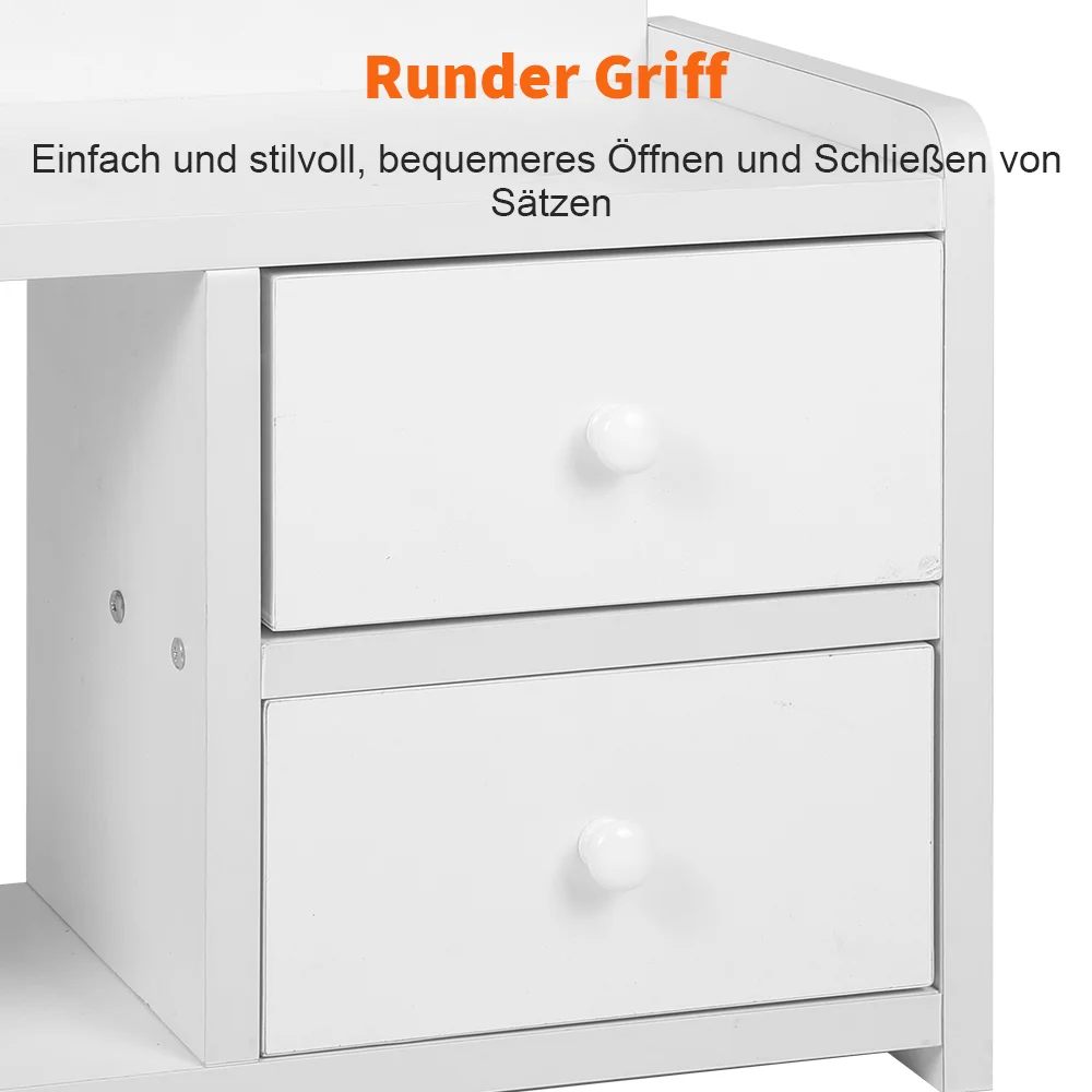 60*33*26CM/ 60*43*26CM Nightsatand Bedside Table Side Table with drawers Wooden Bedroom Nightsatand Modern Table
