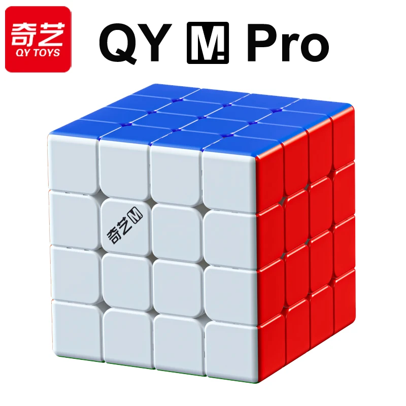 QiYi M Pro Speedcube 4x4x4 Magnetic Magic Cube Professional 4×4 Speed Puzzle Children\'s Fidget Toys 4x4 QY Original Cubo Magico