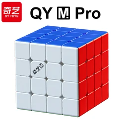 QiYi-Cubo mágico magnético profesional M Pro Speedcube, 4x4x4, rompecabezas de velocidad 4x4, juguetes Fidget para niños, QY, Cubo mágico Original