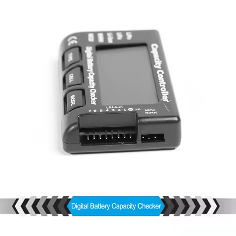 Digital Battery Capacity Checker High Precision Battery Voltage Tester Battery Capacity Tester for LiPo Li-ion NiMH Nicd Battery