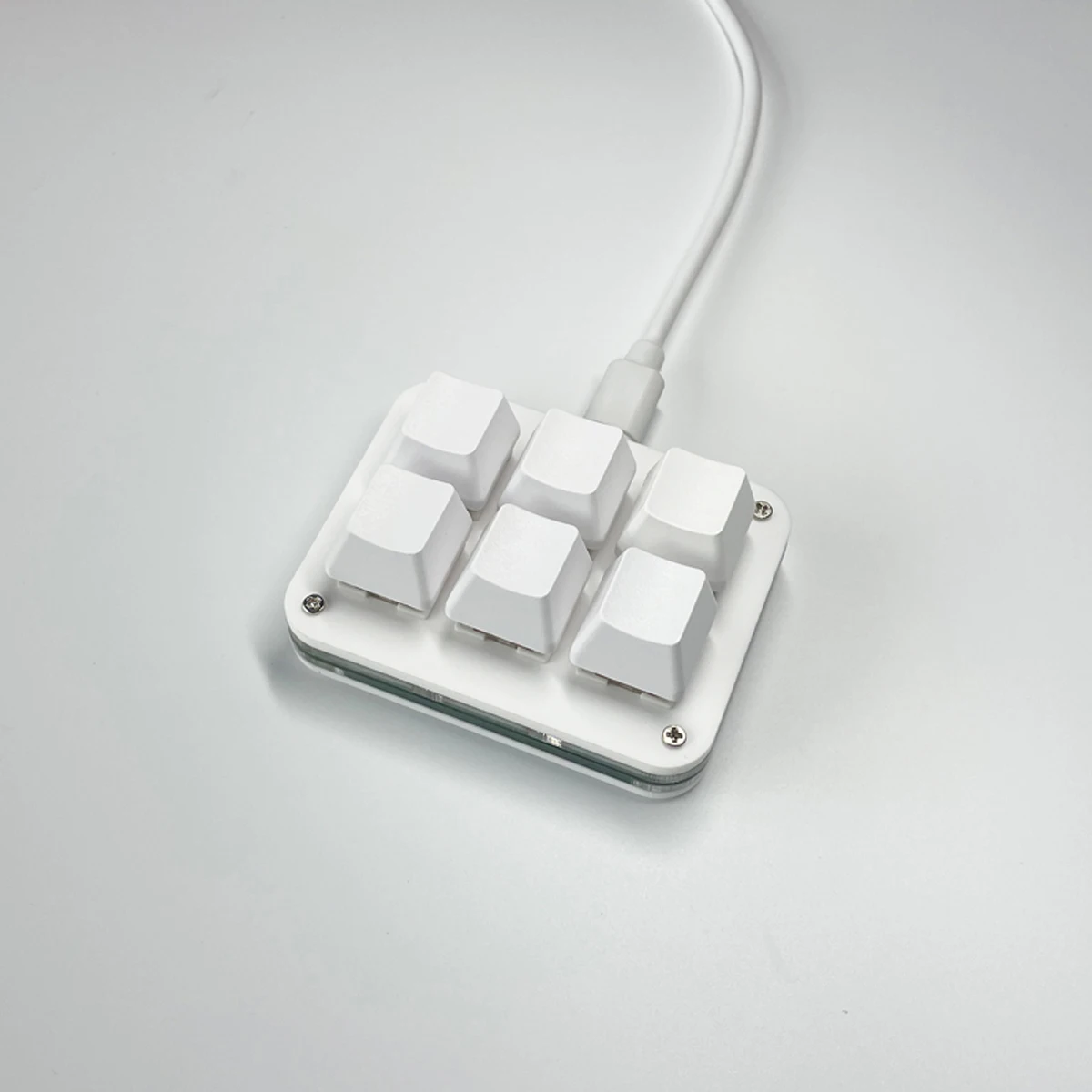 Six-key miniature mechanical keyboard, personalized custom drive-free, copy and paste, key combination, Type-C external