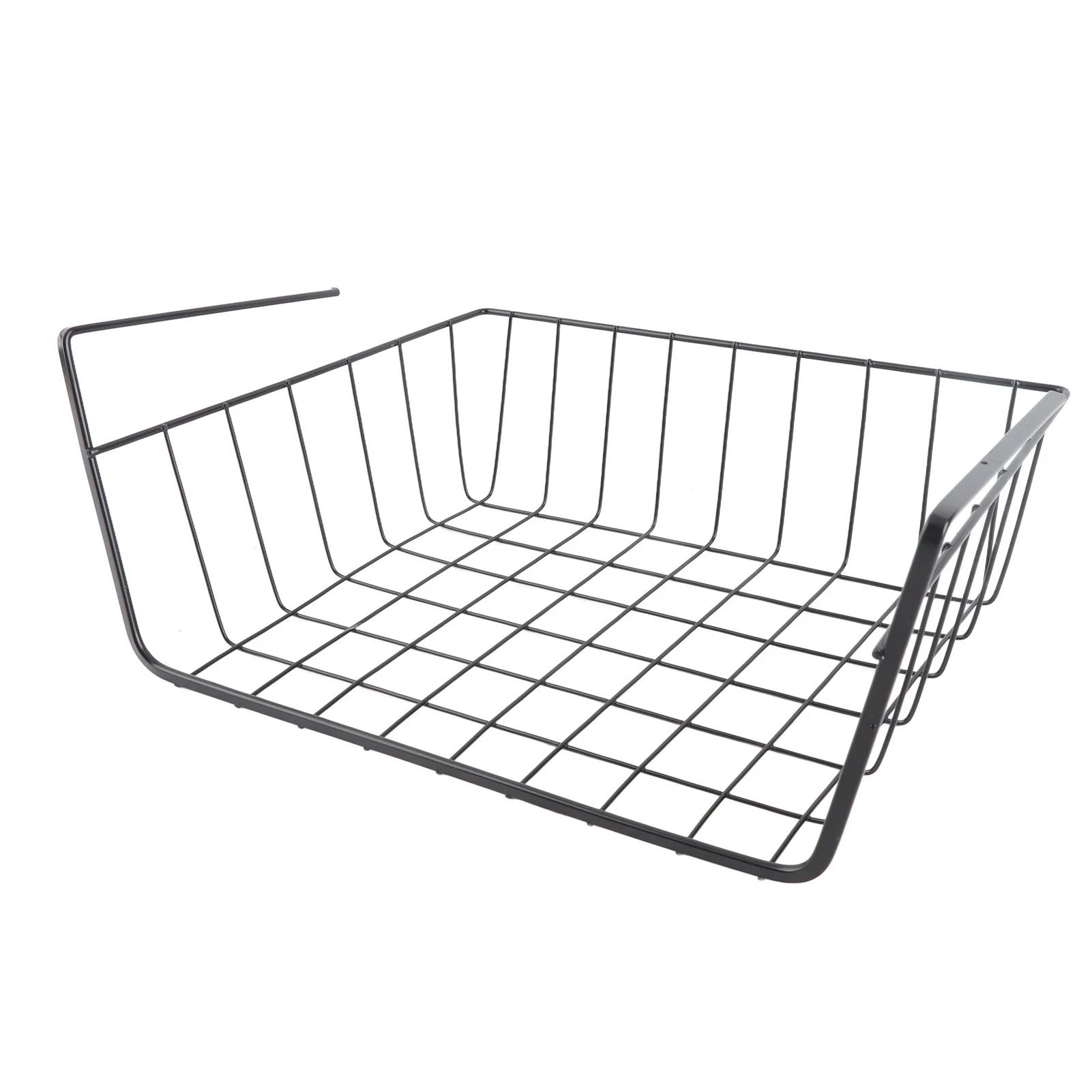 Under Shelf Storage Basket Multipurpose All Metal Under Shelf Wire Basket for Kitchen Office Pantry Desk Bookshelf