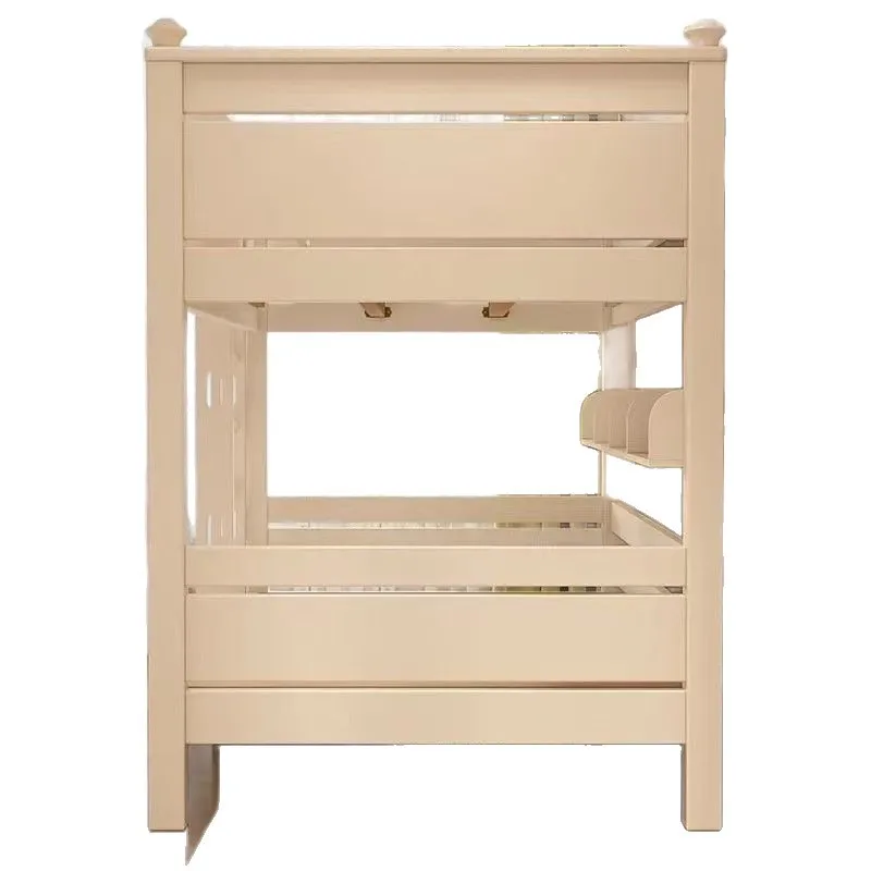 Solid wood children's bed, bunk bed, two-layer cherry wood mother-and-child bed, multifunctional combination bed