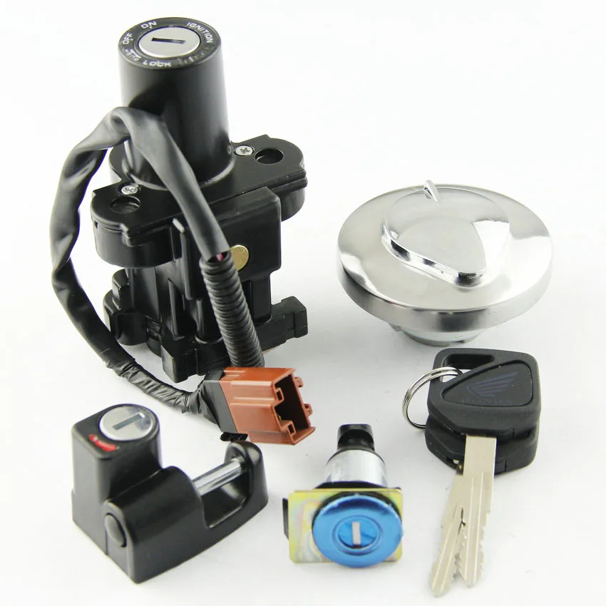 

Motorcycle Key Fuel Cap Kit Ignition Switch For Honda CB400SS Motorbike Ignition Switch Key Fuel Cap Kit Accessories