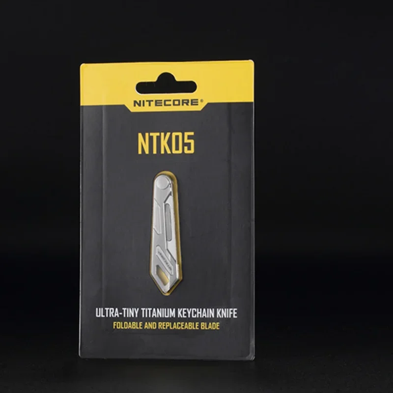 NITECORE NTK05 Ultra Tiny Titanium keychain lightweight multi-purpose Folding Outdoor Tool