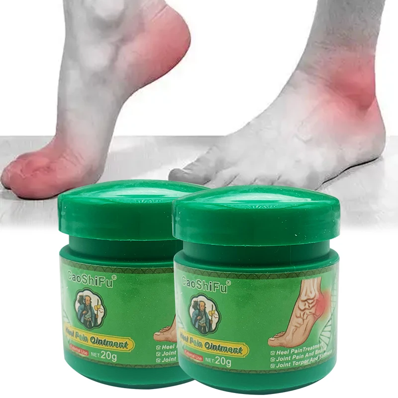 20g ZB Chinese Herbal Medicine Heel Pain Ointment Relief Foot Joint Pain Discomfort/Foot Numbness/Soreness Foot Health Care