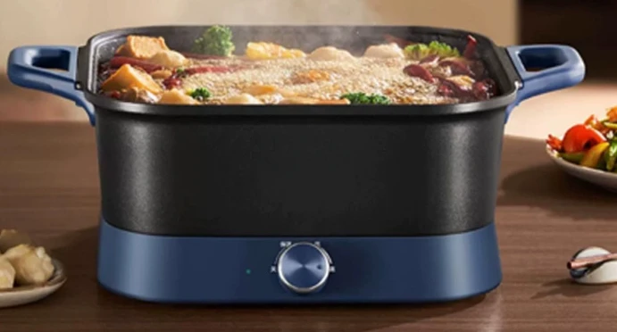 

A New Type of Multi functional Integrated Hot Pot Special Electric Fry Pot and Electric Boiling Pot