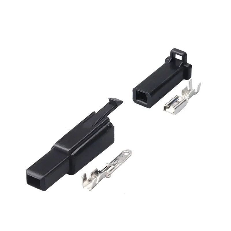 

5/10/20/50Sets 2.8mm Seires Black 1 Pin DJ7011A-2.8-11 DJ7011A-2.8-21 Automotic Male Female Unsealed Connector with Pins