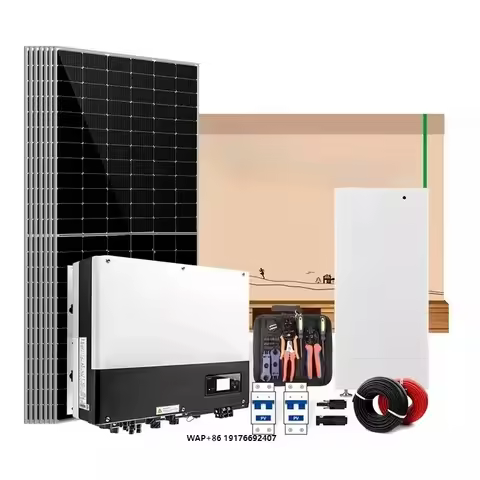 'GROWATT Full 10KW Kits Complete 3Phase 5KW 10KVA 30KW on Off Grid Hybrid Solar System With Wifi 'Monitor System