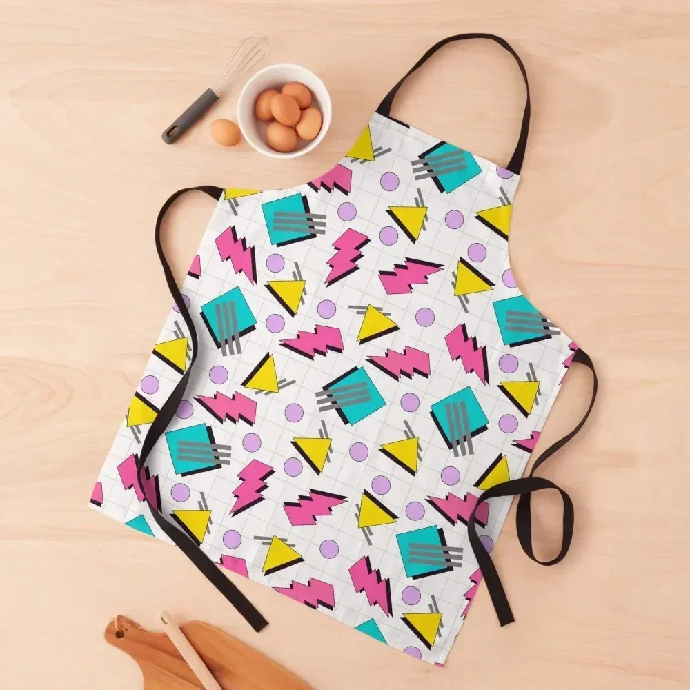 

Funky Vintage Memphis Style Design Apron women's work christmas decoration Things For The Home For Women Apron