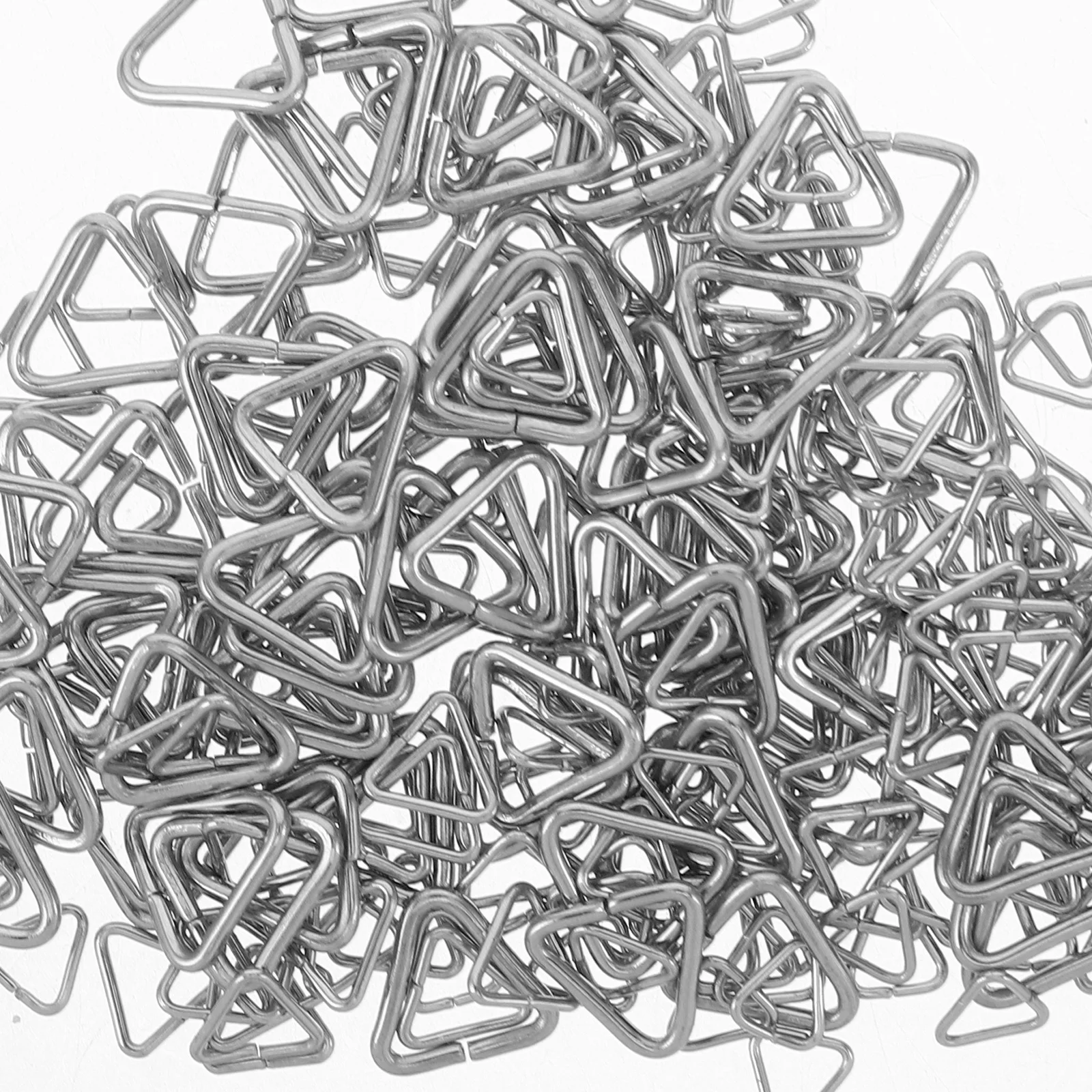240Pcs Stainless Steel Triangle Jump Rings Triangle Open Hook Connectors for DIY Jewelry Making Pendant Clasp Connectors