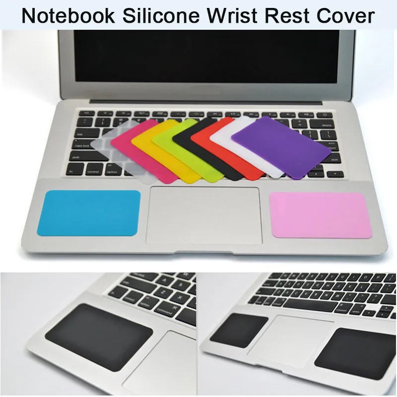 Slim Palm Pad Notebook Wrist Rest Silicone Cover Ergonomic Carpal Tunnel Resting Support for MacBook Laptop Keyboard Typing Case