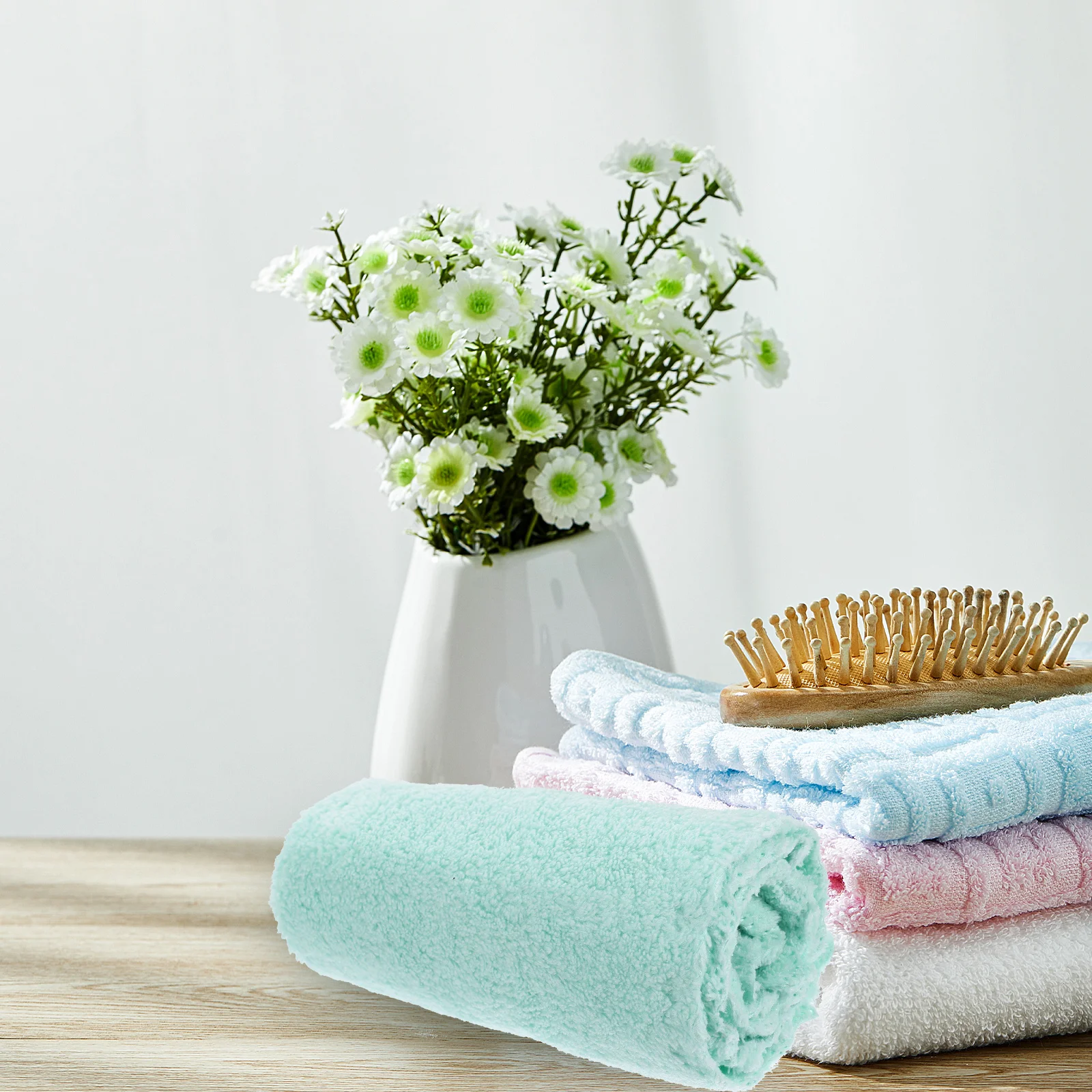 

6pcs Towels 30x30cm Reusable Make Up Remover Cloths Facial Cleansing Face Towel Bath Gifts