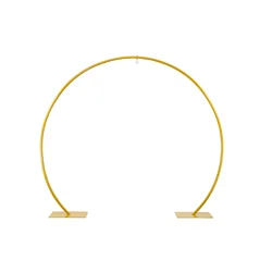 Metal Circle Backdrop Stand Wedding Flower Balloon Arch Round Frame Kit for Birthday Party Baby Shower Decoration
