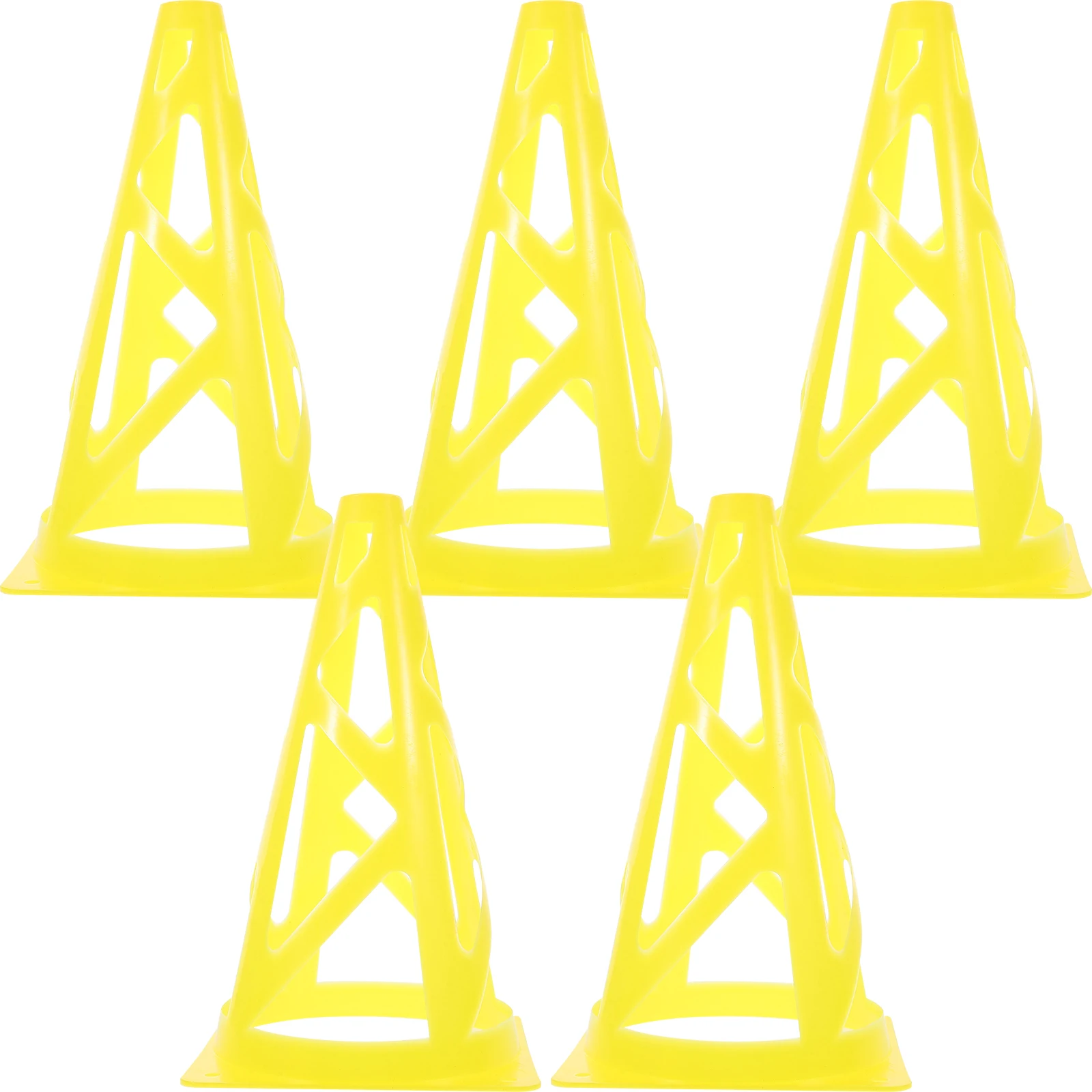 

5 шт. полые тренировочные конусы для ловкости, спорта, катания на роликовых коньках, футбольных тренировок, баскетбола, уличного оборудования, маркировки безопасности