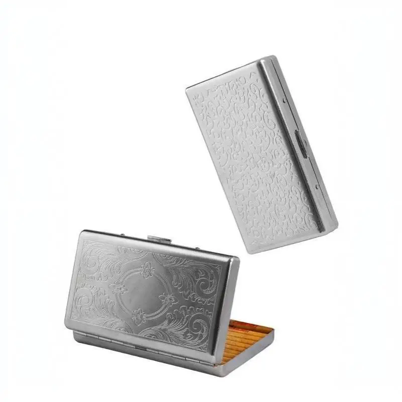 Thick Slim Cigarette Storage Case Portable Pocket Size Holds 20  Holder Box Scratch Resistant Case Gift for Hiking Smokers