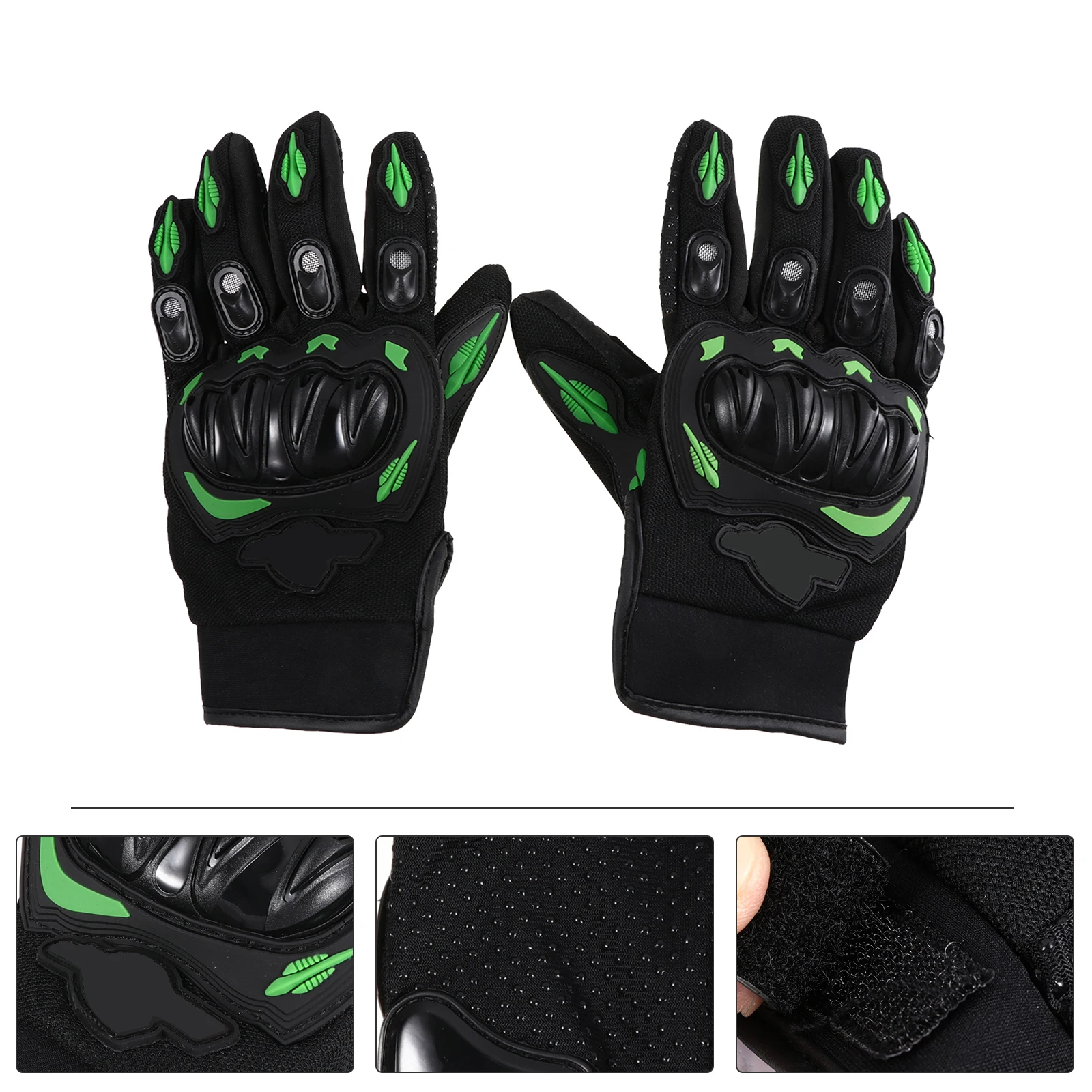 

Riding Gloves Cycling Motorcycle Sports Windproof Outdoor Full Fingers Lightweight Comfortable Elastic Design Breathable